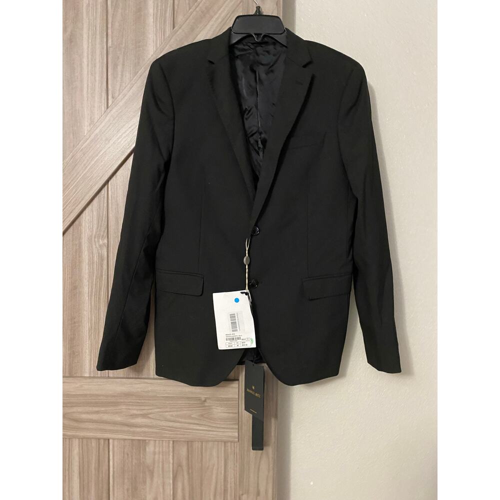 NWT Manuel Ritz black sport coat Italian size 48